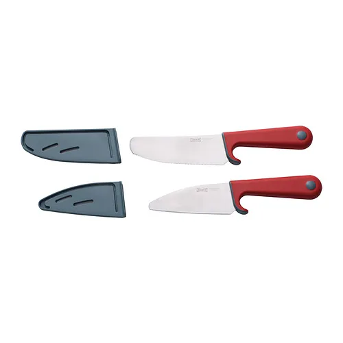 SMÅBIT - 2-piece knife set, light turquoise/bright red | IKEA Taiwan Online - PE911766_S4