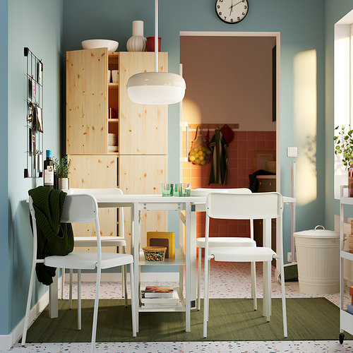 VIHALS/VIHALS 餐桌附4張餐椅