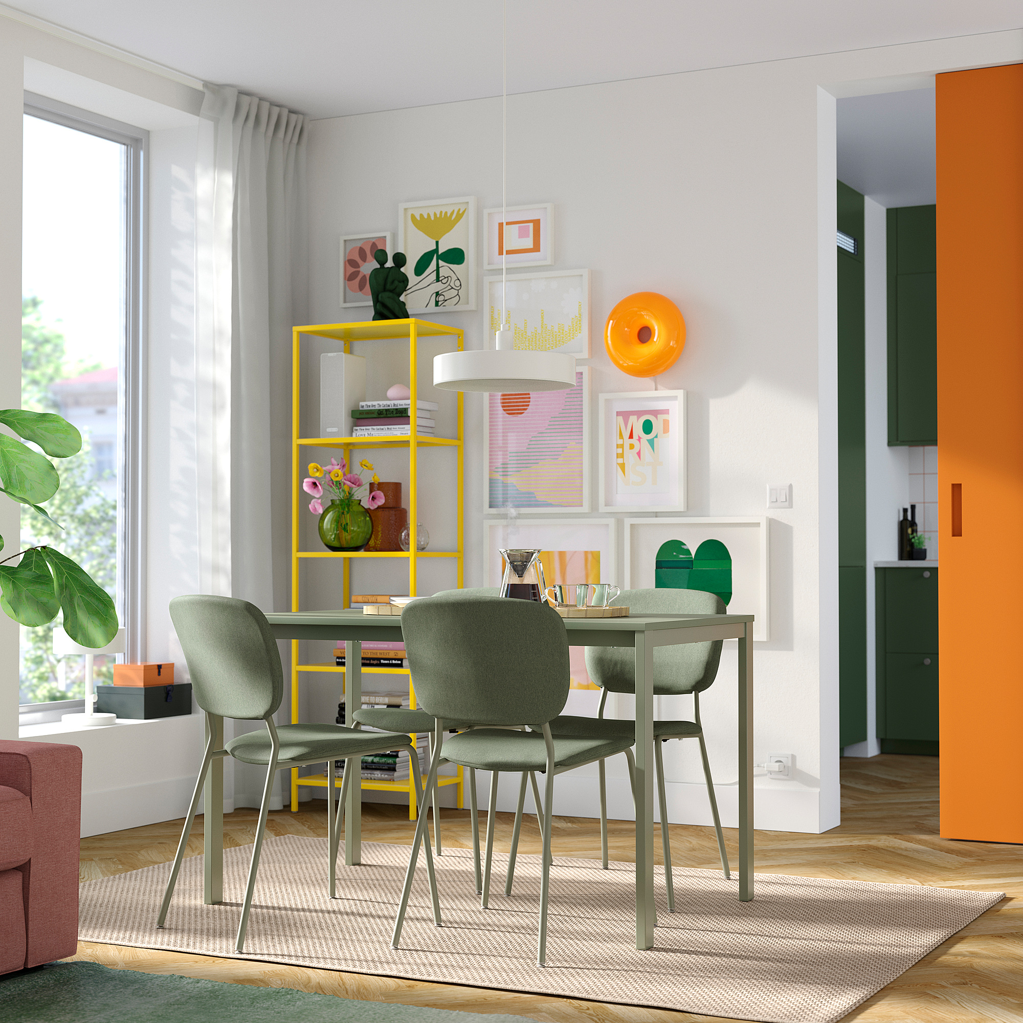 VIHALS/VIHALS table and 4 chairs