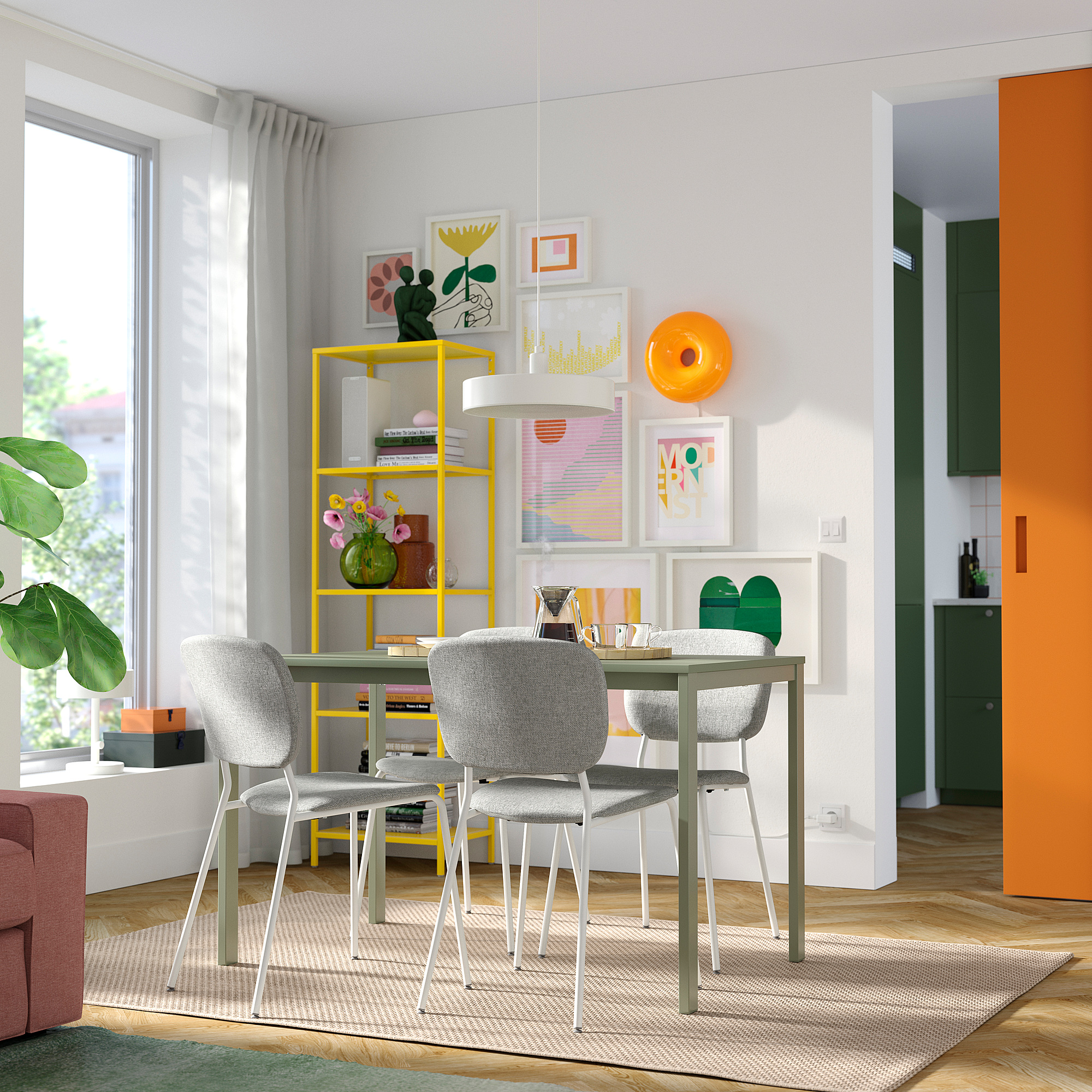 VIHALS/VIHALS table and 4 chairs