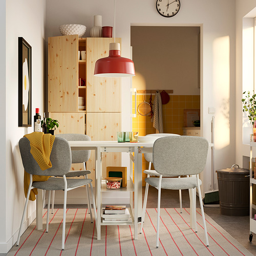 VIHALS/VIHALS 餐桌附4張餐椅