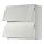 METOD - wall cabinet horizontal w 2 doors, white/Ringhult white | IKEA Taiwan Online - PE367668_S1