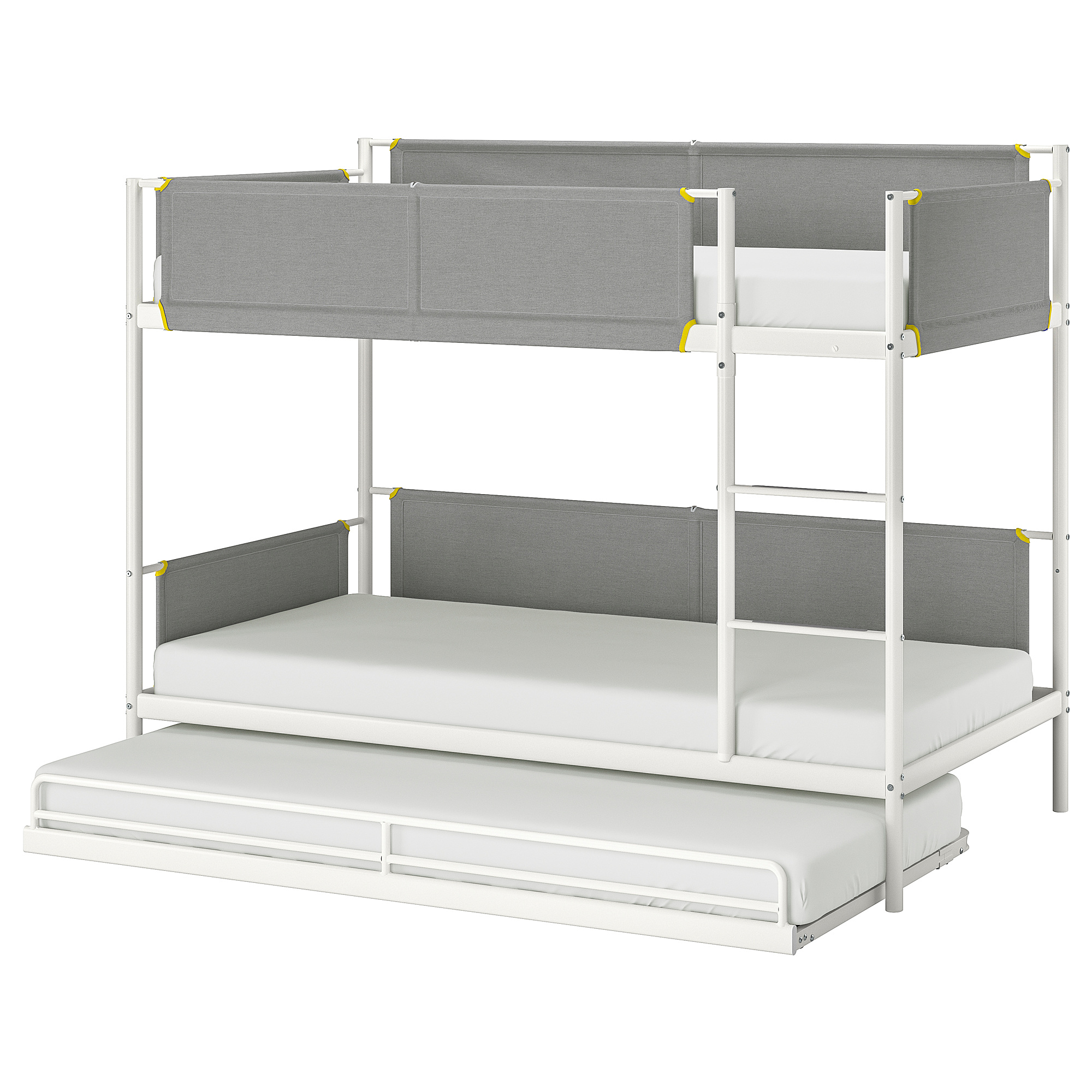 VITVAL bunk bed frame with underbed