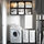 ENHET - storage combination for laundry, anthracite/white | IKEA Taiwan Online - PE784432_S1