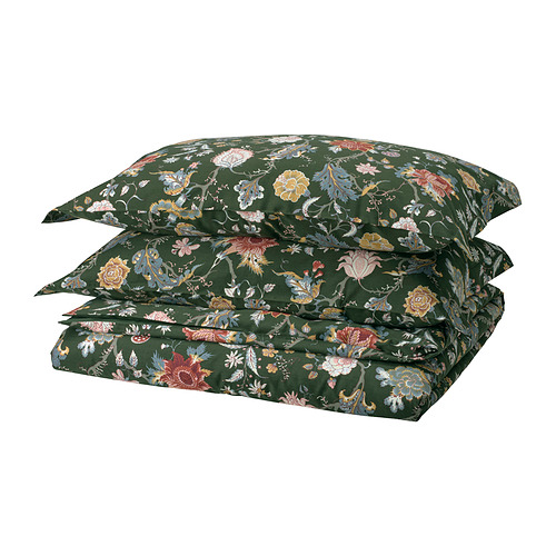 NÄSSELKLOCKA duvet cover and 2 pillowcases