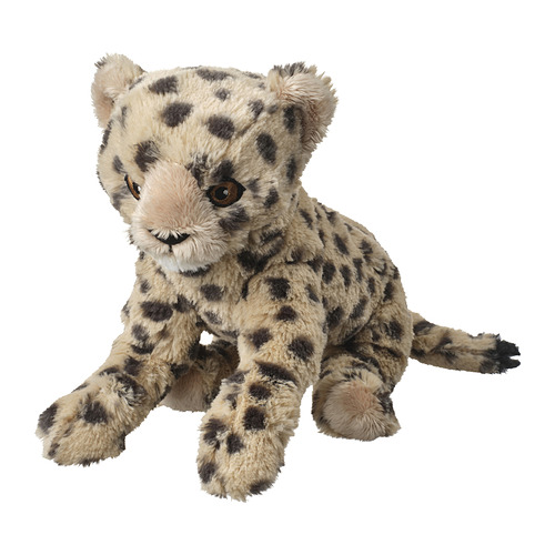 SANDLÖPARE - soft toy, cheetah cub/beige, 24 cm | IKEA Taiwan Online - PE975005_S4