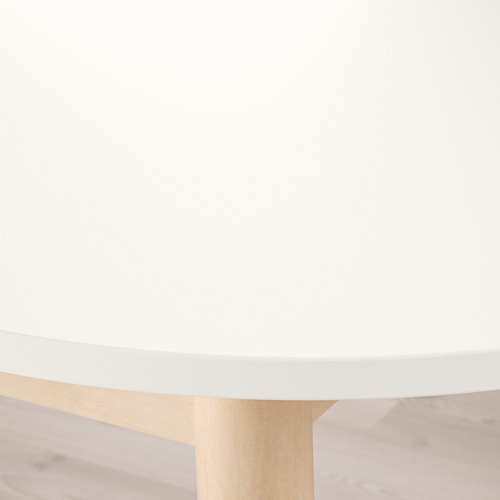 VEDBO/RÖNNINGE - table and 4 chairs, white/birch | IKEA Taiwan Online - PE772754_S4