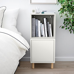 EKET - cabinet combination with legs, white/wood | IKEA Taiwan Online - PE784547_S3