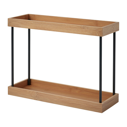 NÅLBLECKA - 廚房檯面收納架, 金屬/竹, 38x13x28 公分 | IKEA 線上購物 - PE911832_S4