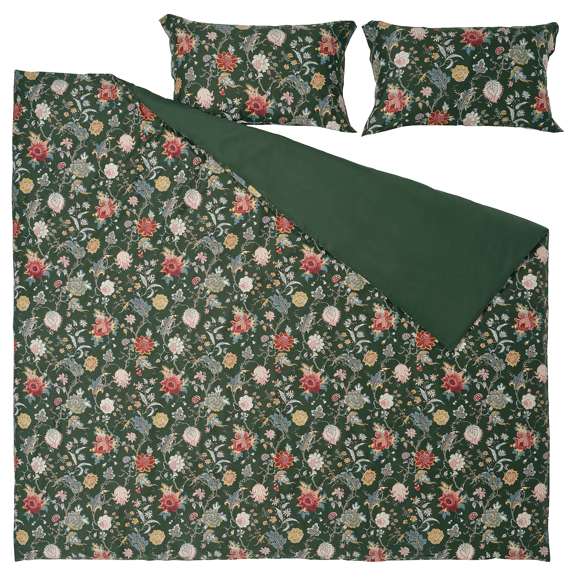 NÄSSELKLOCKA duvet cover and 2 pillowcases