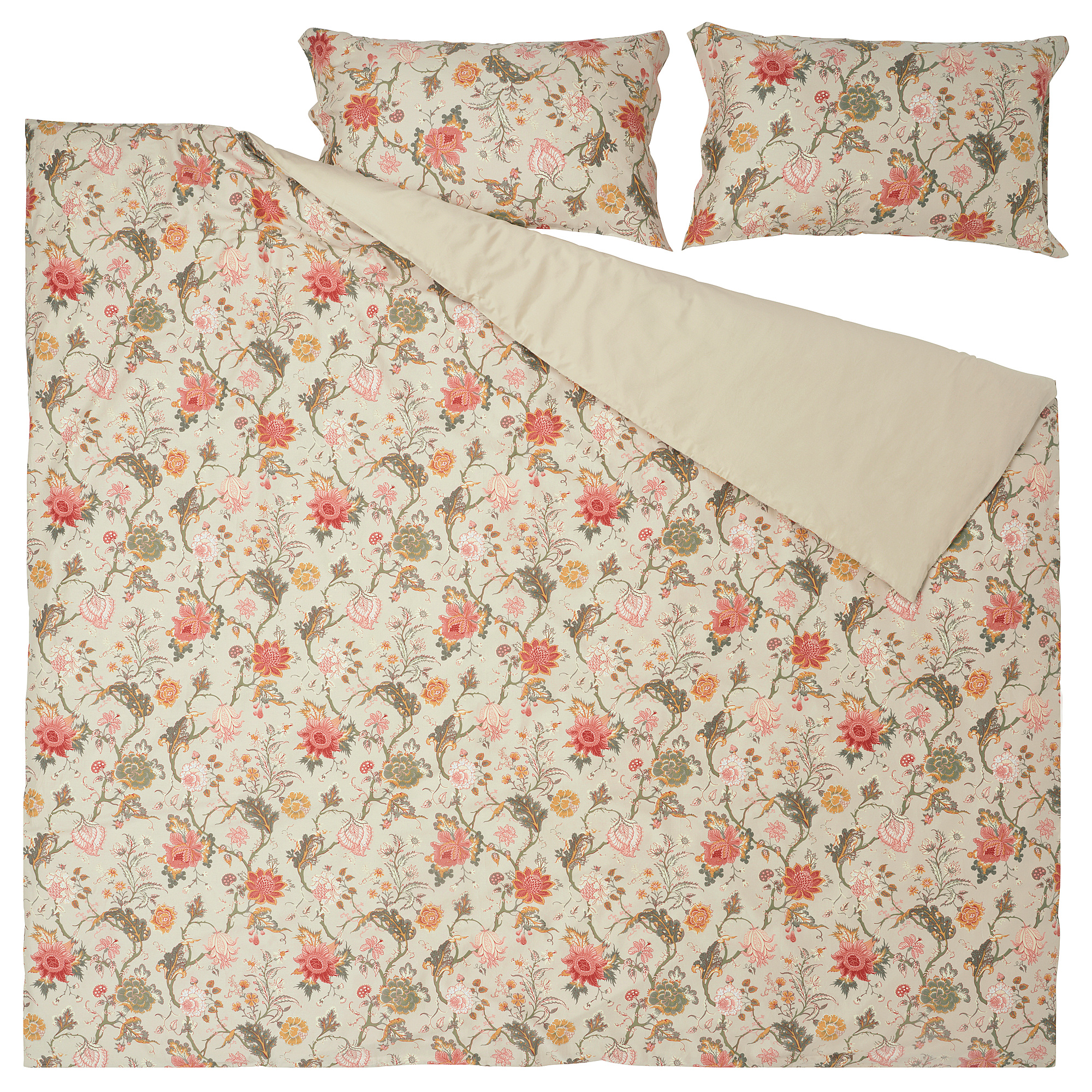 NÄSSELKLOCKA duvet cover and 2 pillowcases