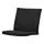 POÄNG - armchair cushion with low back, Vissle black | IKEA Taiwan Online - PE940383_S1