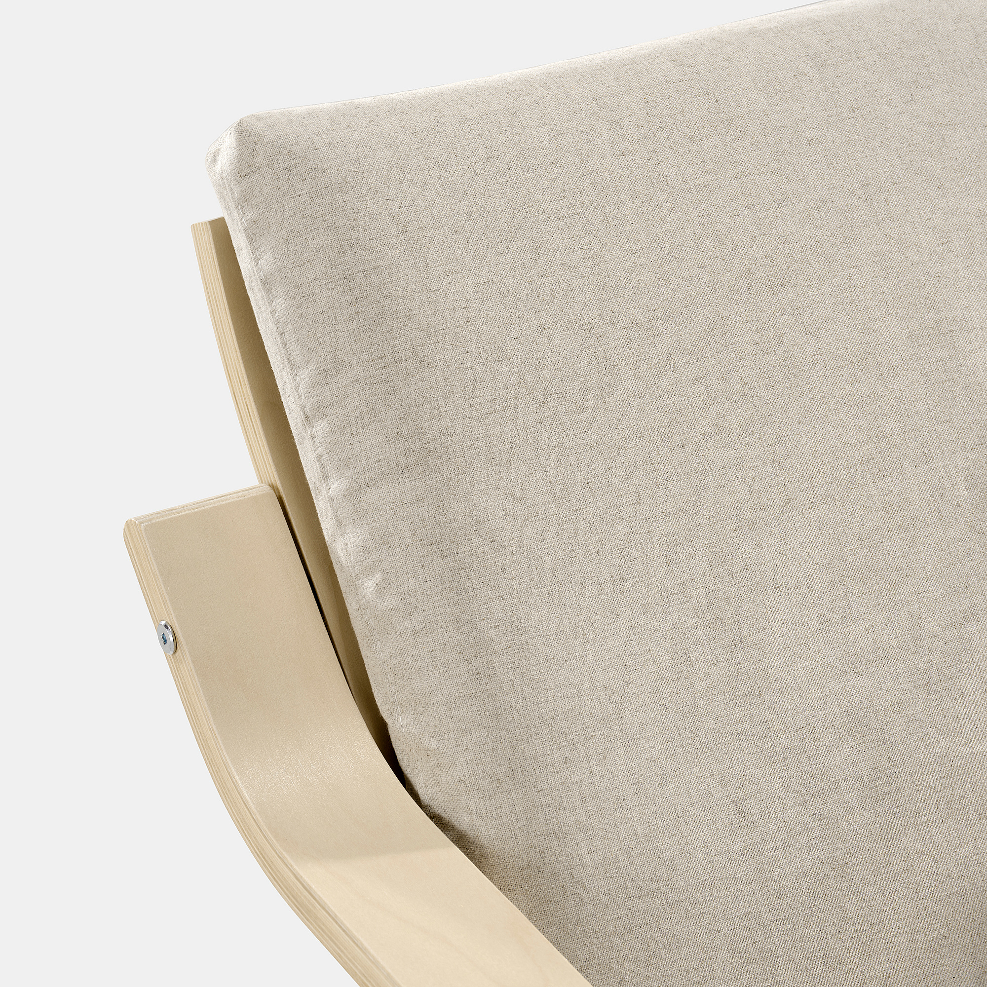 POÄNG armchair cushion with low back