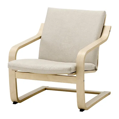 POÄNG - 低背扶手椅, 自然色/米色/Katorp 自然色/米色 | IKEA 線上購物 - PE940386_S4