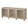BESTÅ - storage combination with doors, Sindvik white stained oak clear glass | IKEA Taiwan Online - PE574472_S1