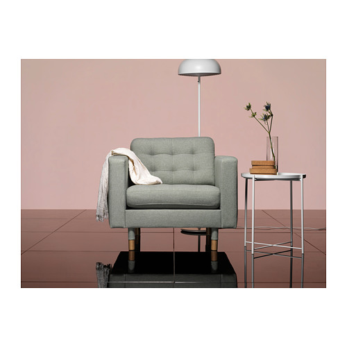 LANDSKRONA - armchair, Gunnared light green/wood | IKEA Taiwan Online - PH153724_S4