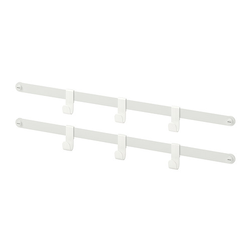 HJÄLPA 2 suspension rails + 6 hooks