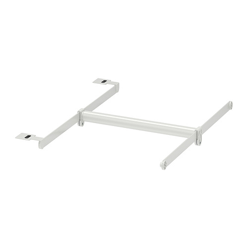 HJÄLPA - clth rail+2 susp rail+1pck fitting, adjustable/white | IKEA Taiwan Online - PE829906_S4