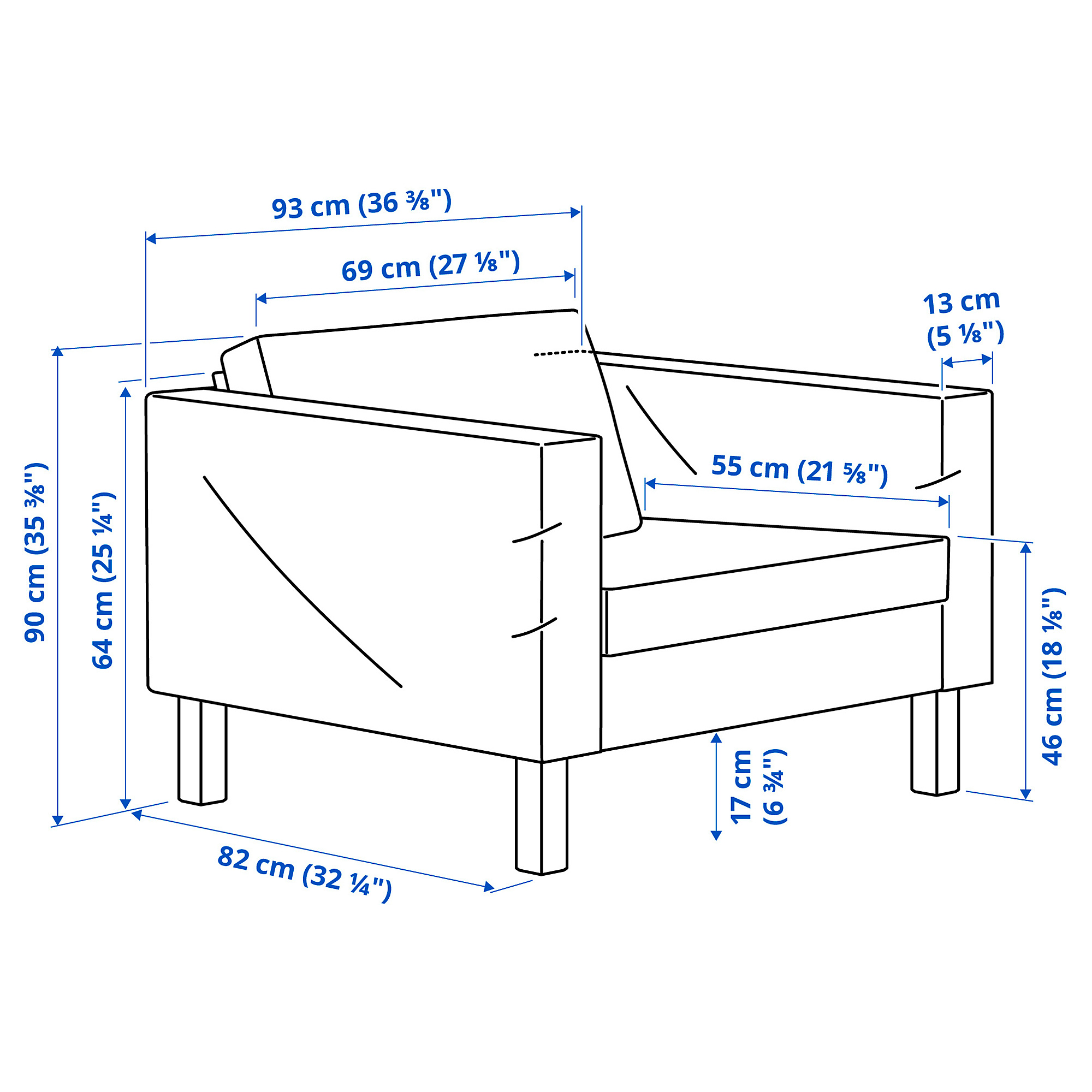 SALTSJÖBADEN 扶手椅