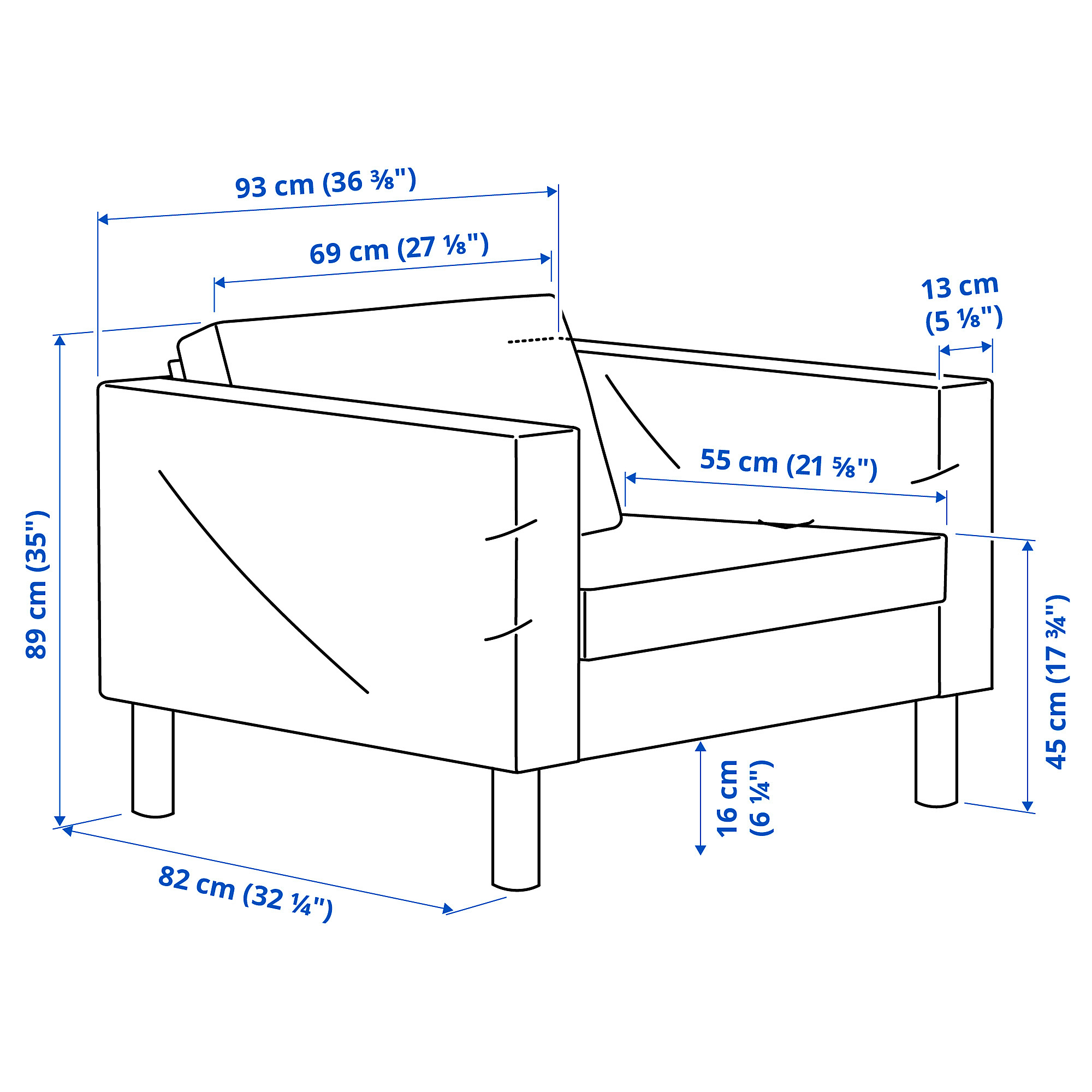 SALTSJÖBADEN 扶手椅