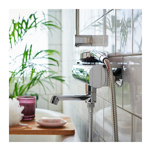 BROGRUND - 恆溫浴缸/淋浴龍頭, 鍍鉻 | IKEA 線上購物 - PH148811_S4