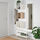 EKET - wall-mounted cabinet combination, white stained oak effect/white | IKEA Taiwan Online - PE730372_S1