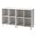 EKET - cabinet combination with legs, light grey/wood | IKEA Taiwan Online - PE784646_S1