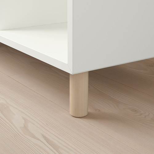 EKET - cabinet combination with legs, white/wood | IKEA Taiwan Online - PE784650_S4