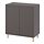 EKET - cabinet combination with legs, dark grey/wood | IKEA Taiwan Online - PE784661_S1