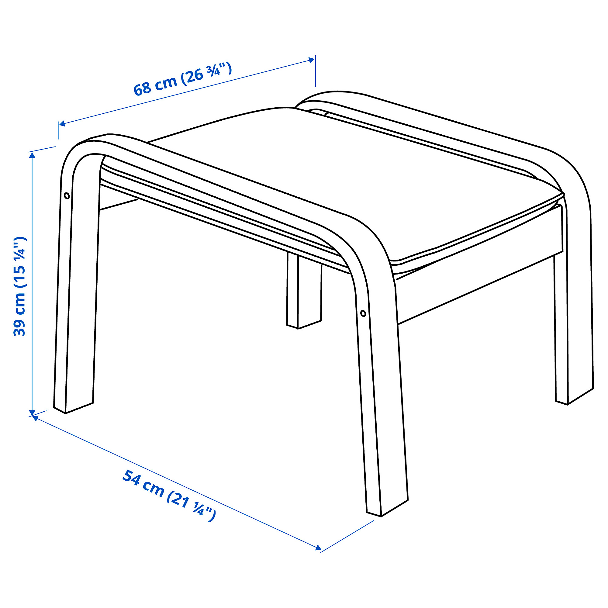 POÄNG footstool