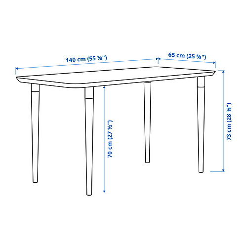 ANFALLARE/HILVER 書桌/工作桌