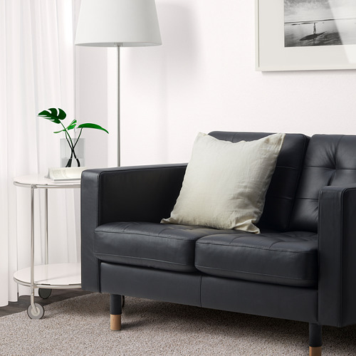 LANDSKRONA - compact 2-seat sofa, Grann/Bomstad black/wood | IKEA Taiwan Online - PE829969_S4