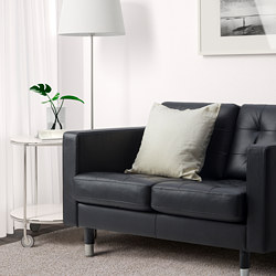 LANDSKRONA - 小雙人座沙發, Grann/Bomstad 黑色/木材 | IKEA 線上購物 - PE828744_S3