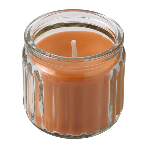 HÖKGÖK scented candle in glass