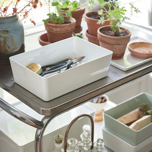KUGGIS - box with lid, white | IKEA Taiwan Online - PE772901_S4