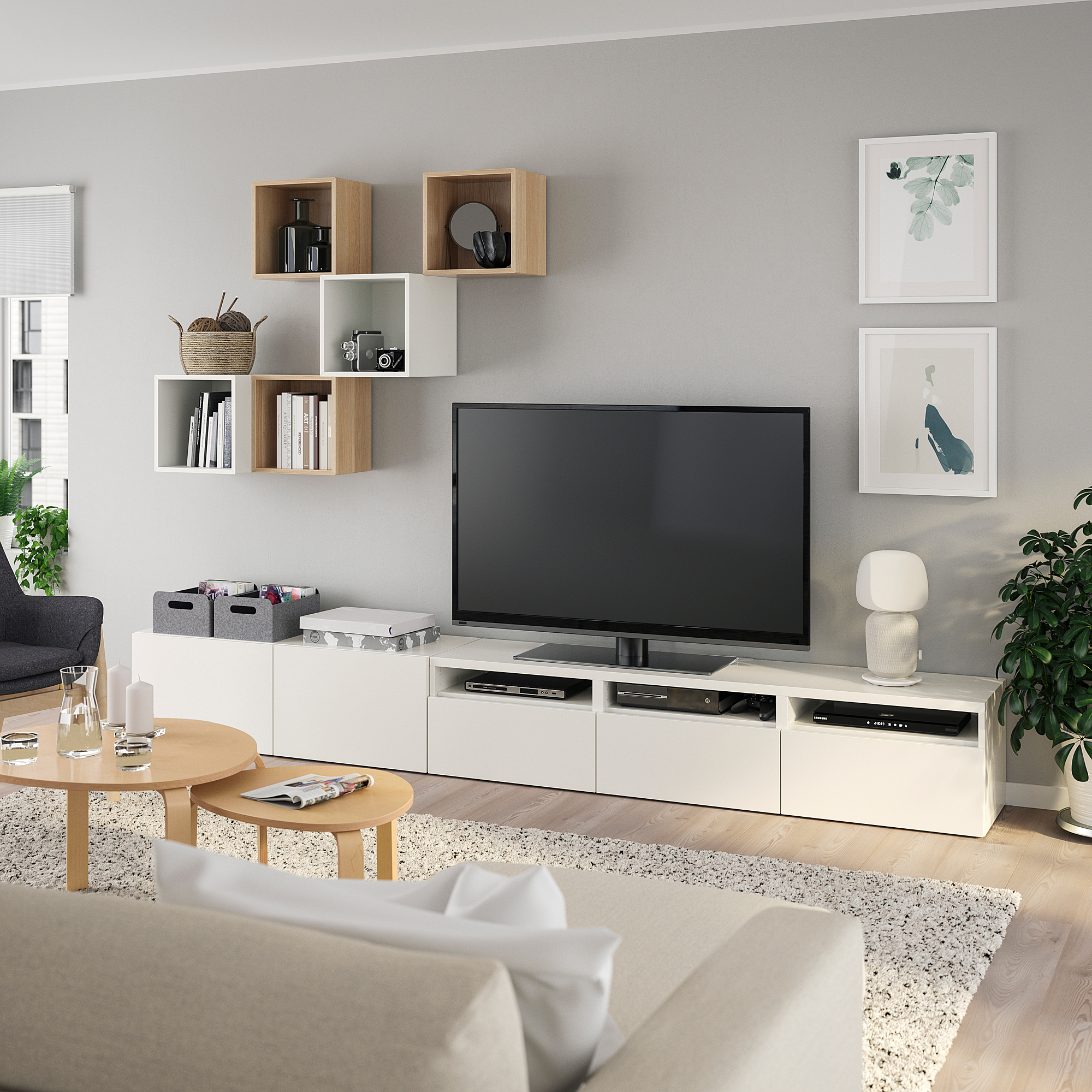 BESTÅ/EKET cabinet combination for TV