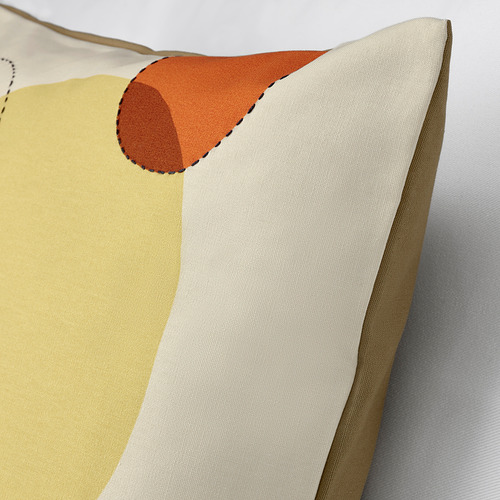 KAFFERLILJA/ÄNGSMÄTARE - 靠枕套, 手工製/圓形 彩色 | IKEA 線上購物 - PE830003_S4