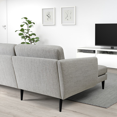 SMEDSTORP 4-seat sofa with chaise longue