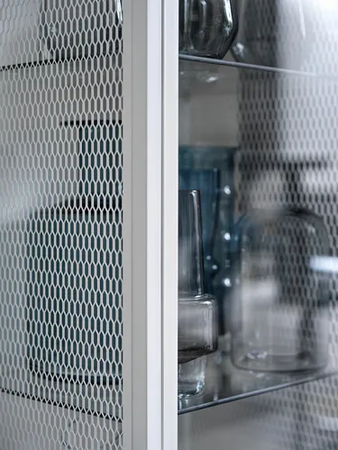 BAGGEBO glass-door cabinet