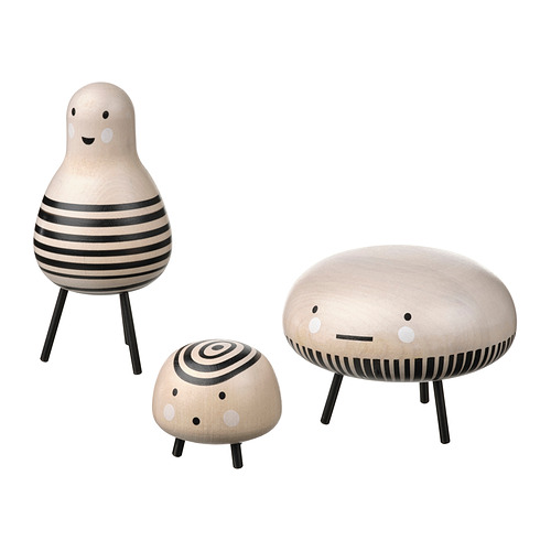 DVÄRGTALL - decoration figure, set of 3, solid wood/black | IKEA Taiwan Online - PE872261_S4