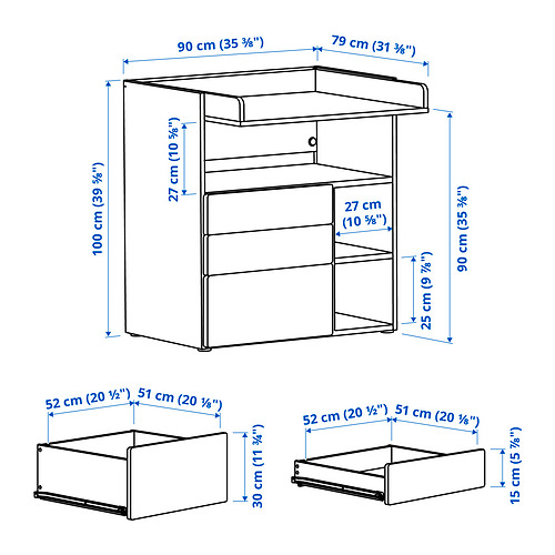 SMÅSTAD changing table