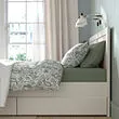 FÅGELFJÄLLET bed frame with 4 storage boxes