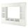BESTÅ - TV storage combination/glass doors, white Smeviken/Ostvik white clear glass | IKEA Taiwan Online - PE784799_S1