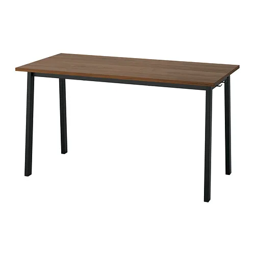 MITTZON - conference table, walnut veneer/black, 140x68x75 cm | IKEA Taiwan Online - PE912058_S4