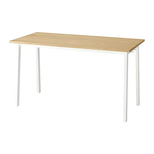 MITTZON - 會議桌, 實木貼皮, 橡木/白色, 140x68x75 公分 | IKEA 線上購物 - PE912061_S4
