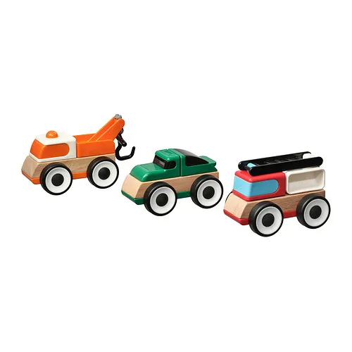 LILLABO - 玩具車 3件組, 消防車 跑車/拖車 彩色 | IKEA 線上購物 - PE975277_S4