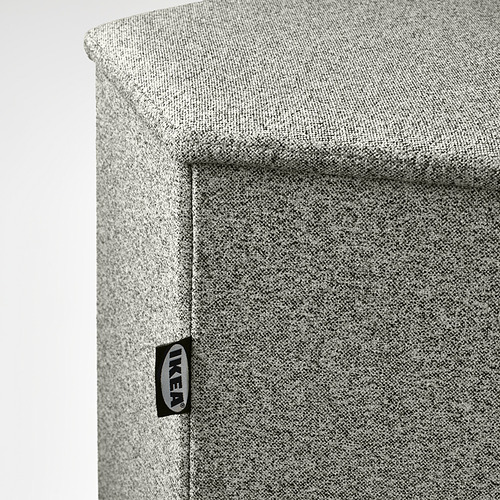 KJUGE pouffe with storage