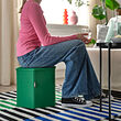 KJUGE pouffe with storage