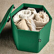 KJUGE pouffe with storage