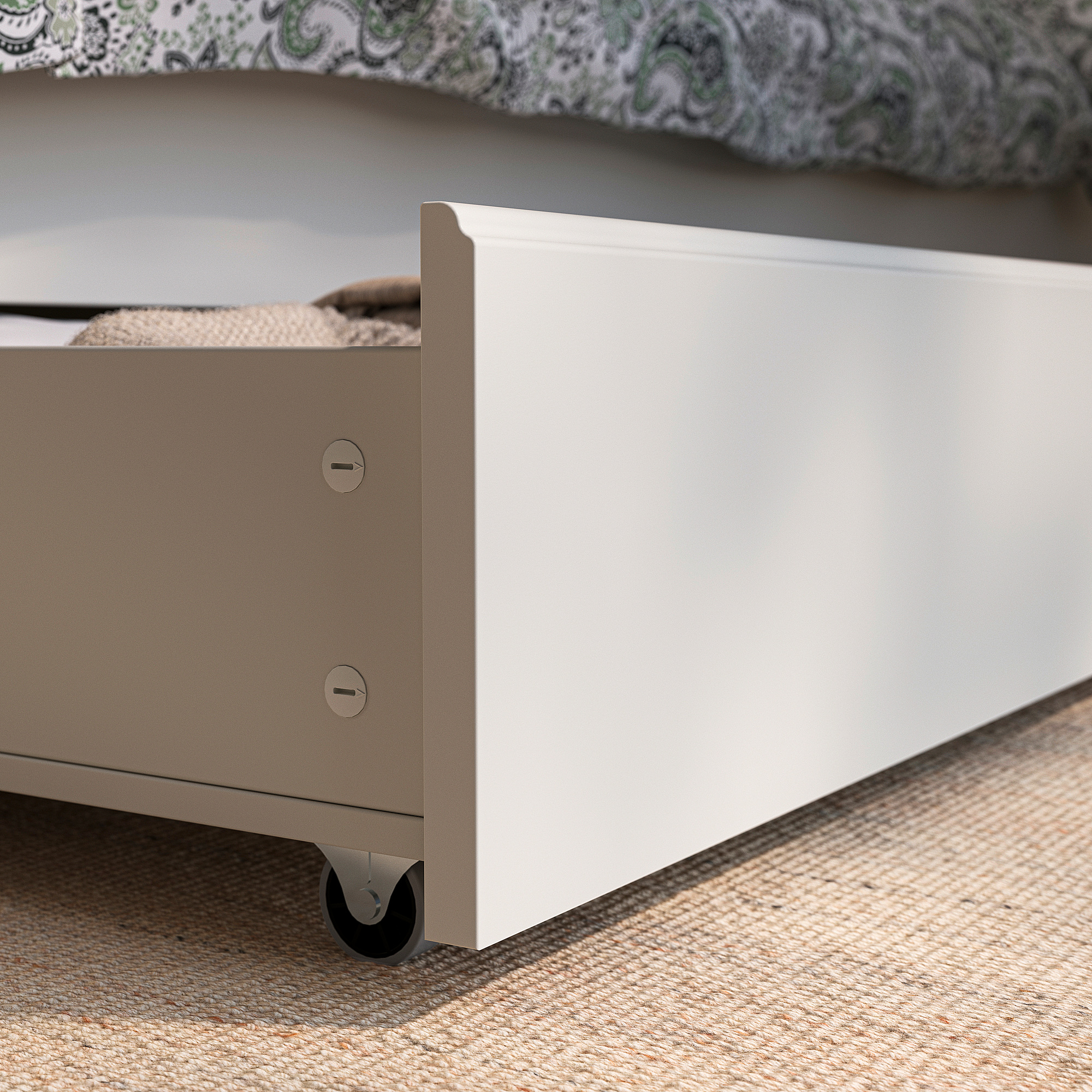 FÅGELFJÄLLET bed storage box, set of 2